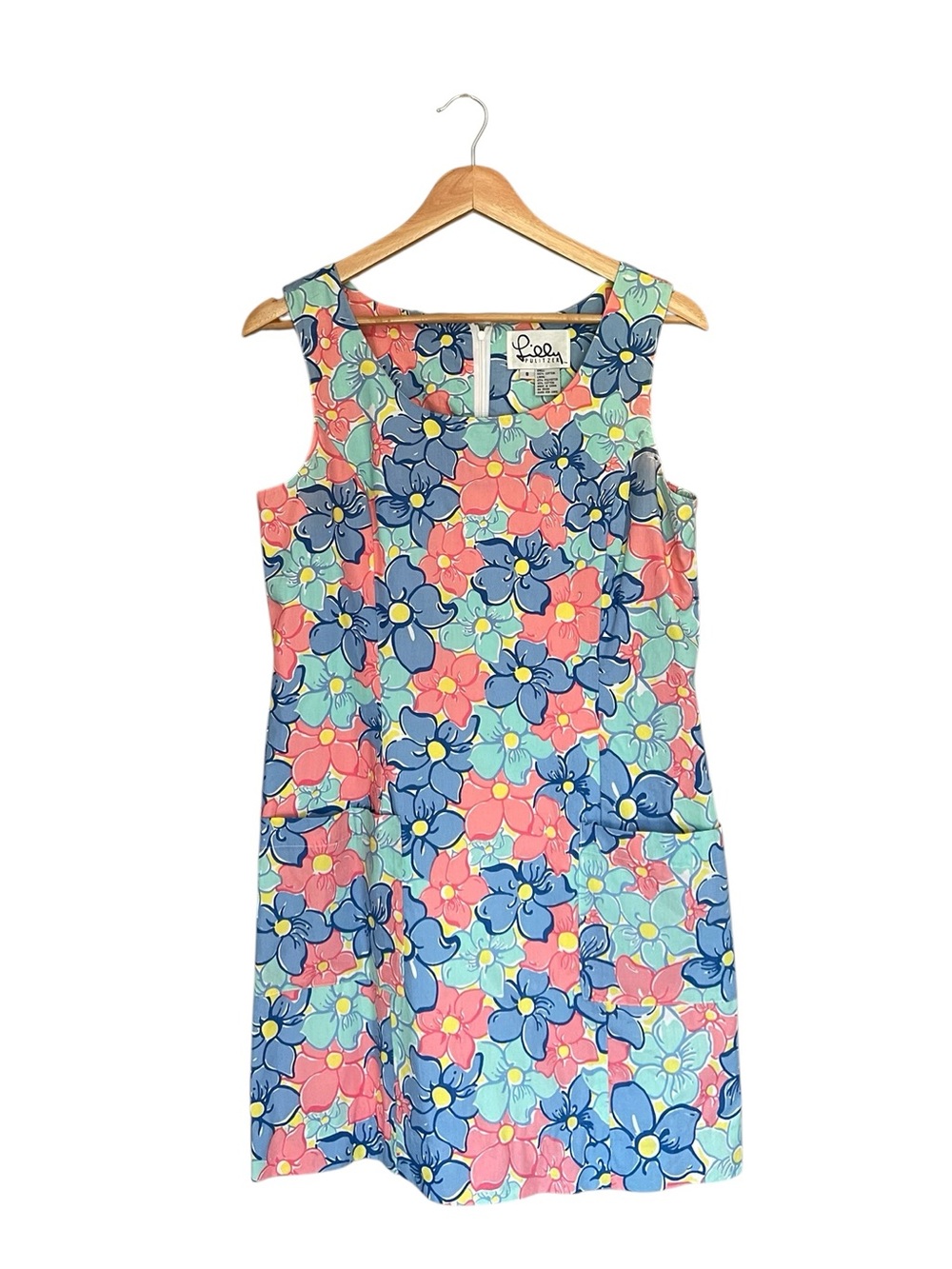 VTG Lilly Pulitzer Sleeveless Floral Shift Dress